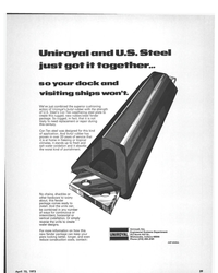 MR Apr-15-73#37  costs, contact: 
Uniroyal, Inc. 
Engineered Systems