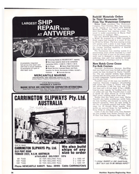 MR Jan-15-74#34  
third Steermaster bow steering system. The 
vessel