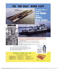 MR Feb-74#12 CALHMS 
THE "ONE BOAT" WORK FLEET! 
45 barges — 
60