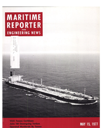 MR May-15-77#Cover  3* 
O f as > f 
• on 
VLCC Texaco Cari 
Joins 160 Oceang