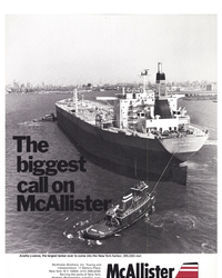 MR Jul-15-77#1  York harbor, 285,000 dwt. 
McAllister Brothers, Inc. Towing