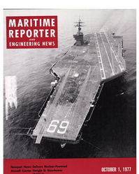 MR Oct-77#Cover  Nuclear-Powered 
Carrier Dwight D. Eisenhower 
(SEE PAGE