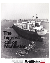 MR Dec-77#1  York harbor, 285,000 dwt. 
McAllister Brothers, Inc. Towing