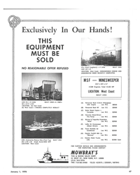 MR Jan-78#45  W.C. . $3000 
(E) Murray & Tregurtha Propulsion 
"Mule"