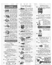 MR Nov-78#3rd Cover  ROTORS 
300 KW 5965 RPM JOSHUA HENDY 
Turbine — 3H-69 Gear