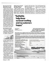 MR Feb-15-80#9  at $1.5 million. 
Six Transtainer^ Cranes 
Delivered