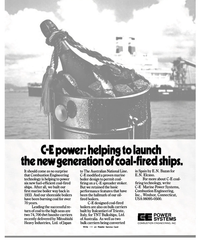 MR Oct-15-83#27  technology, write 
C-E Marine Power Systems, 
Combustion Engineerin