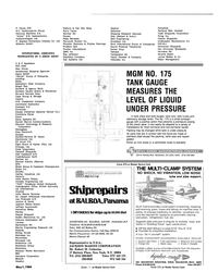 MR May-84#19  
Shiprepairs 
at BALBOA, Panama 
3 DKYDOCKS for ships