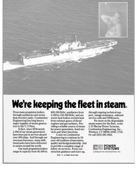 MR Aug-15-84#3  the fleet, write 
C-E Marine Power Systems, 
Combustion Engineerin