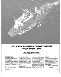 MR Dec-87#25 , President, 
International Maritime Associates, Inc. 
NAVY