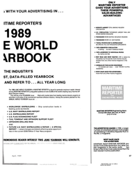 MR Apr-89#31  LARGER THAN ANY 
OTHER MARINE MAGAZINE 
• THOUSANDS MORE