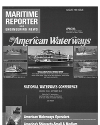 MR Aug-91#Cover  NEWS SPECIAL: U.S. SHALLOW DRAFT MARKET. 
PASSENGER and SMALL