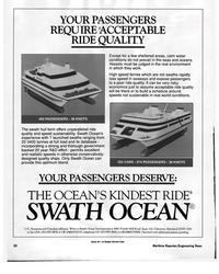 MR Jan-92#18  and speed sustainability. Swath Ocean