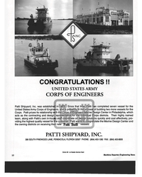 MR Jun-94#10  
CORPS OF ENGINEERS 
Patti Shipyard, Inc. was established