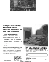 MR Sep-94#27 TRIBON WORK PREPARATION 
Plans your Build Strategy 
and