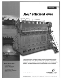 MR Sep-99#7  
Most efficient ever 
Wartsila 64 core values: 
• Efficiency