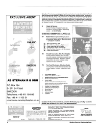 MR Feb-00#2  has 
extended its well-proven Tribon shipbuilding 
system