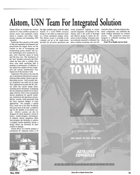 MR May-00#35 Alstom, USN Team For Integrated Solution 
Alstom Drives &
