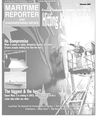 MR Feb-01#Cover  it comes to safety, Demetrios Kaparis of Celebrity 
Cruises