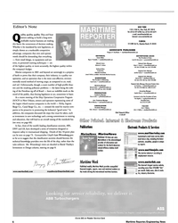 MR Apr-01#6  maritime business. 
Electronic Products & Services 
www