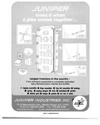 MR May-01#25  • con rods & collars 
JUNIPER INDUSTRIES INC. 
72-15 Metropolitan