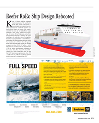 MR Jan-15#13  haul, the ship 
has 4,400 lane meters, equivalent to about