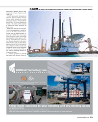 MR Aug-16#53  – for clients Qatargas and 
Technip.  The jackets will be