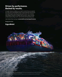 MR Jul-17#2nd Cover .  
For many years, ExxonMobil’s proven marine lubricants