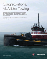 MR Sep-17#7 , 
McAllister Towing
ExxonMobil extends our best wishes