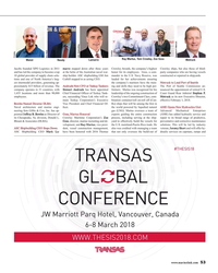 MR Jan-18#53 . The  Andrade New CFO at Teekay Tankers ing and skills