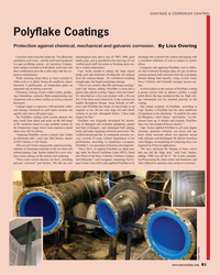 MR Oct-18#81 COATINGS & CORROSION CONTROL
Poly?  ake Coatings
Protection