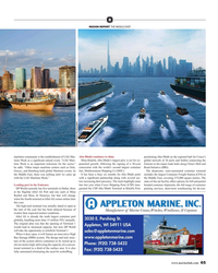 MR Aug-19#65 R
REGION REPORT THE MIDDLE EAST
Dubai Maritime City Association
marit