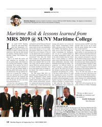 MR Dec-19#12  Maritime Academy; and RADM 
Francis X. McDonald, President