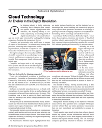 MR Mar-20#28 Software & Digitalization
Cloud Technology
An Enabler in