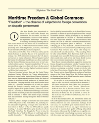 MR Mar-20#72  critical SLOCs, from the Persian Gulf to the ever 
strategy