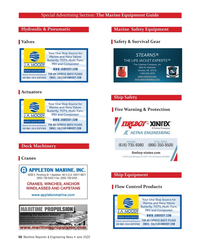 MR Jun-20#58  & Pneumatic Marine  Safety Equipment
Valves Safety & Survival