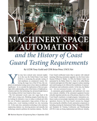 MR Sep-20#30 DESIGN: MACHINERY SPACE AUTOMATION 
MACHINERY SPACE
