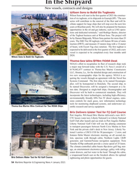 MR Jan-21#54 In the Shipyard
New vessels, contracts and designs
Wilson