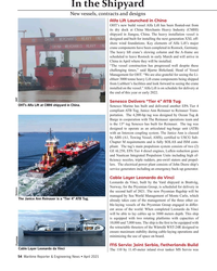 MR Apr-21#54  Janice Ann is classed 
by ABS (A1, Towing Vessel, AMS), certi
