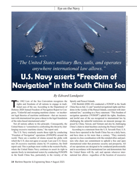 MR Aug-21#14 Eye on the Navy
“The United States military ?  ies, sails