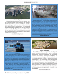 MR Aug-21#44  Shipyard
Blount Boats, Inc. of Warren, Rhode Island specializes