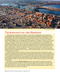 MR Sep-21#48  courtesy Port of Los Angeles
Technology on the Horizon
Te