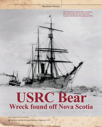 MR Nov-21#68 Maritime History
U.S. Revenue Cutter Bear leading 
SS