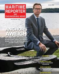 MR Jan-22#Cover  
decarbonization waters, Knut Ørbeck-
Nilssen, CEO, DNV