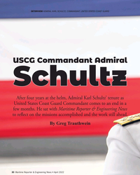 MR Apr-22#30  ADMIRAL KARL SCHULTZ, COMMANDANT, UNITED STATES COAST