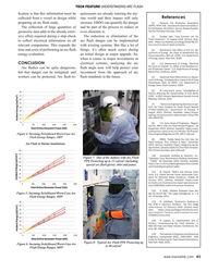 MR Apr-22#43 TECH FEATURE UNDERSTANDING ARC FLASH
?  cation is that this