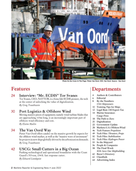 MR Jun-22#2  On the Cover & This Page: Pieter Van Oord, CEO, Van Oord