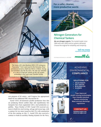 MR Aug-22#29  Generators for  
Chemical Tankers 
We are nitrogen