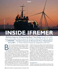 MR Dec-22#20  attend the Sea Tech in Brest, France. Here he reports 
on IFREMER