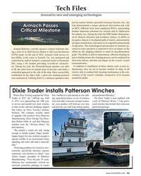 MR Jan-23#41 . 
Dixie Trader installs Patterson Winches
When Dixie Towing